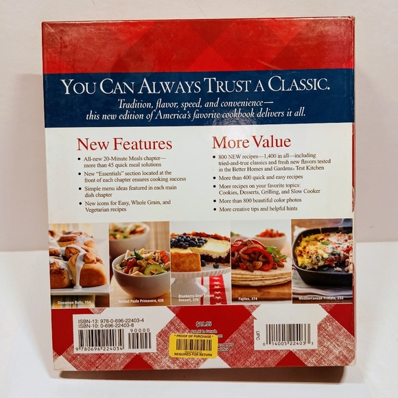 Better Homes and Gardens Cook Book 5 Ring Binder New 14th Edition - Picture 9 of 9